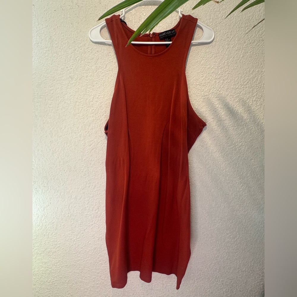 Crimson red dress